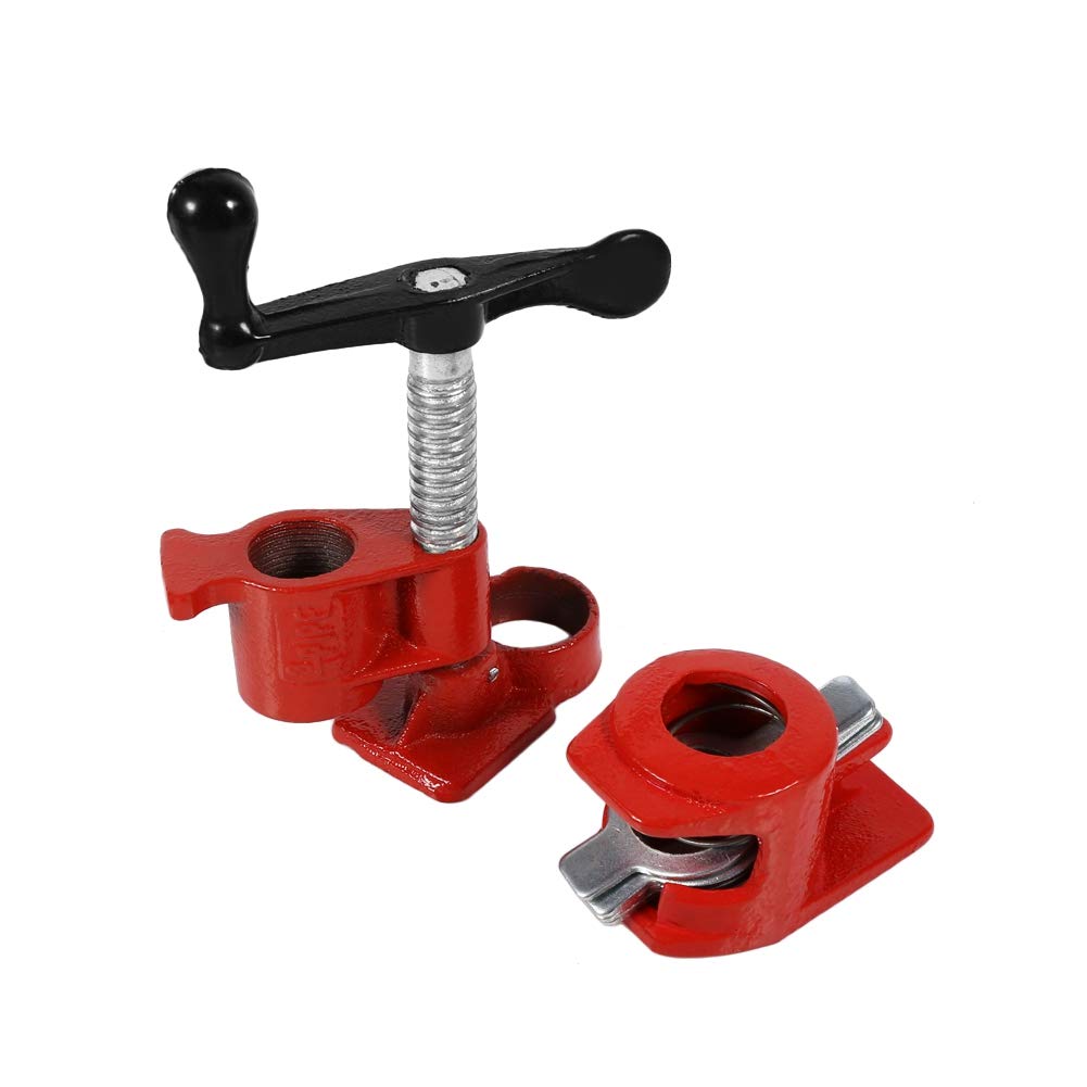 Set di morsetti a vite, 3/4 pollici, morsetto in legno e metallo, set per tubi a sgancio rapido, per la lavorazione del legno