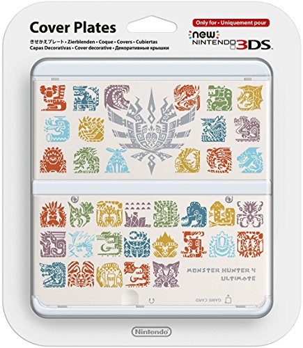 Preisvergleich Produktbild New Nintendo 3DS Zierblende MH4U Weiss