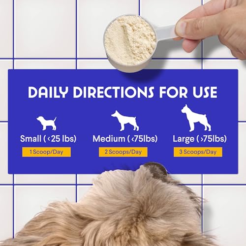 Wonder Paws Premium Goat Milk Powder for Dogs – Supports Digestion, Immune Health & Allergies – Goat’s Milk with Probiotics for All Ages, Sizes & Breeds – 8.25 oz