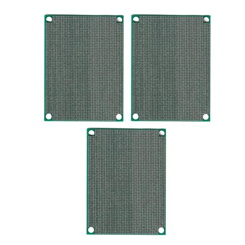 SELECOCO 狭ピッチ 両面ユニバーサル基盤 1.27mmピッチ 3枚組 PCB 6cm*8cm プロトタイプ 実験プレート DIY (1.27mm*3枚) SELECOCO 狭ピッチ 両面ユニバーサル基盤 1.27mmピッチ 3枚組 PCB 6cm*8cm プロトタイプ 実験プレート DIY (1.27mm*3枚)