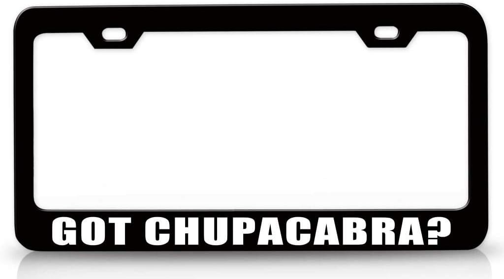 GOT Chupacabra Metal Car SUV Truck License Plate Frame Bl f93