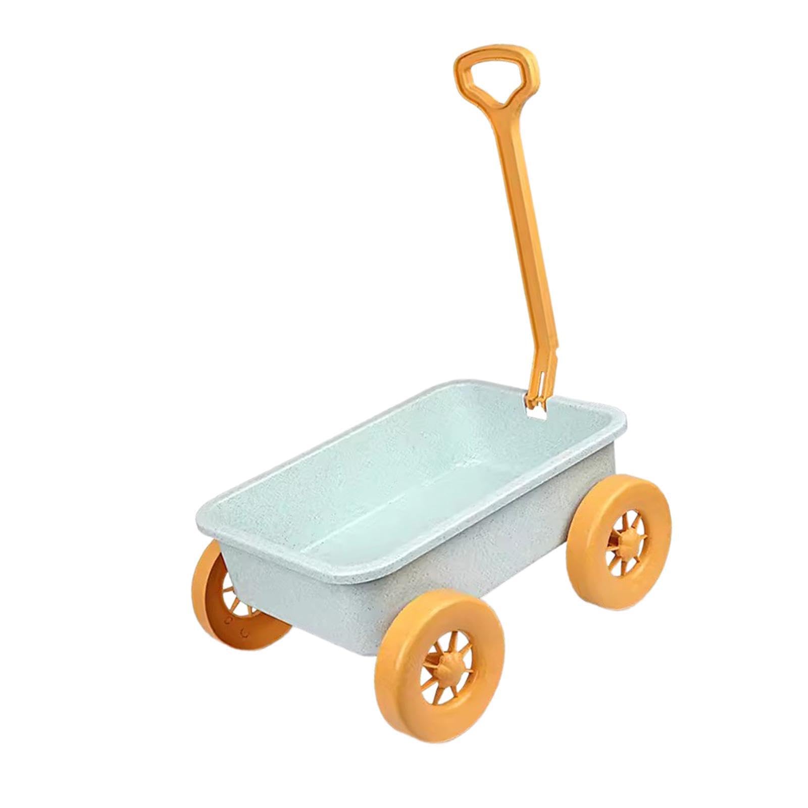 RCGOFOLLOW Construction Vehicles Push Toy Suitable For Kids Wagon Vehicle Beach Sand Games Summer Especially On Sandy Beach In Summer. Outdoor Toy Vehicle Is Made Of Sturdy , Blue , 30.5x25.8x15cm