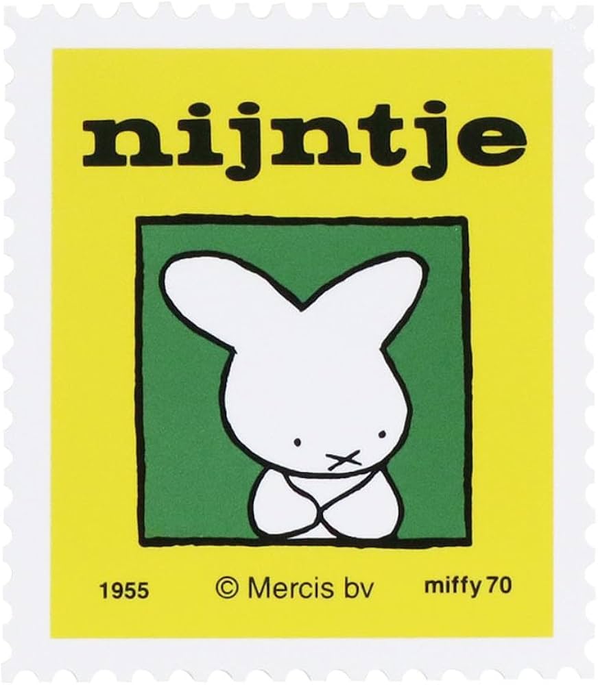 Amazon.co.jp: BS Miffy Sticker 70th Anniversary Nine Che