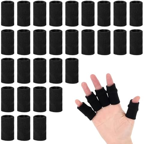 30 PCS Elastic Finger Sleeves for Sports Cover