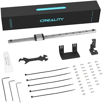 Creality Official Ender 3 Linear Rail Kit X-axis Rail Guide MGN12C 12.6" Length with Mount Bracket Support Sprite Pro kit Compatible with Creality Ender3 Ender 3 Pro Ender 3 V2 3D Printers
