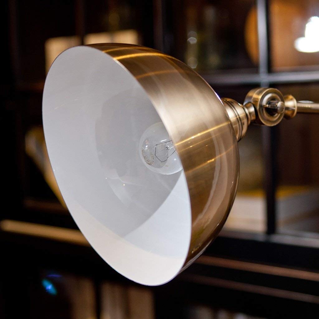 ZGQA-Floor lamp Led European and American Luxury Retro Living Room Floor Lamps, Bedroom Creative Simple Mode No Vertical Xu Drying Lamp Eye-Caring Vertical Floor Light for Bedroom Floor Lamps