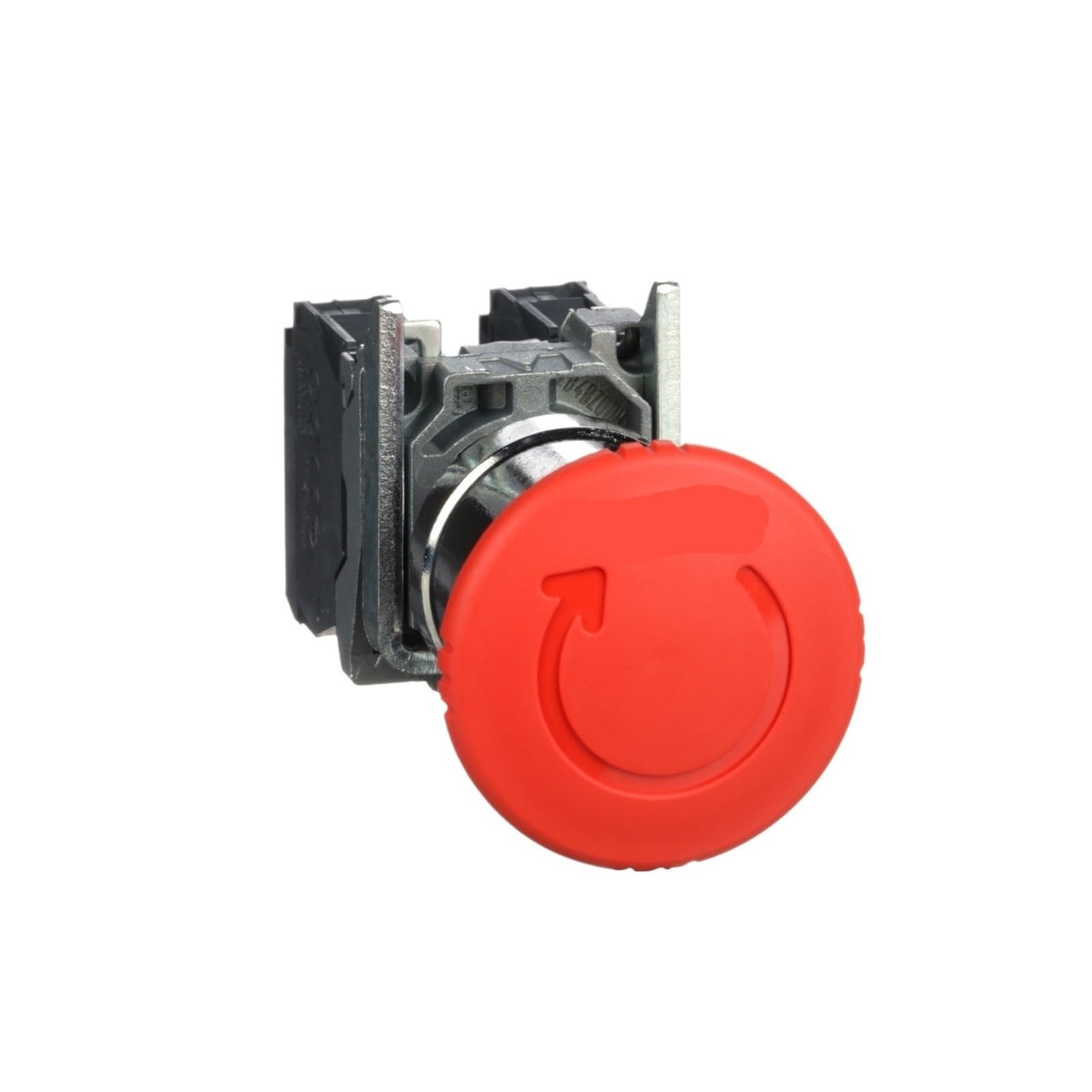 Arrêt d'urgence Ø40 XB4BS8445 Schneider - Bouton rotatif Ø22 avec verrouillage