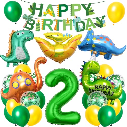 Decoração de aniversário dinossauros 2 anos, balão dinossauro 2 anos, decoração de aniversário criança