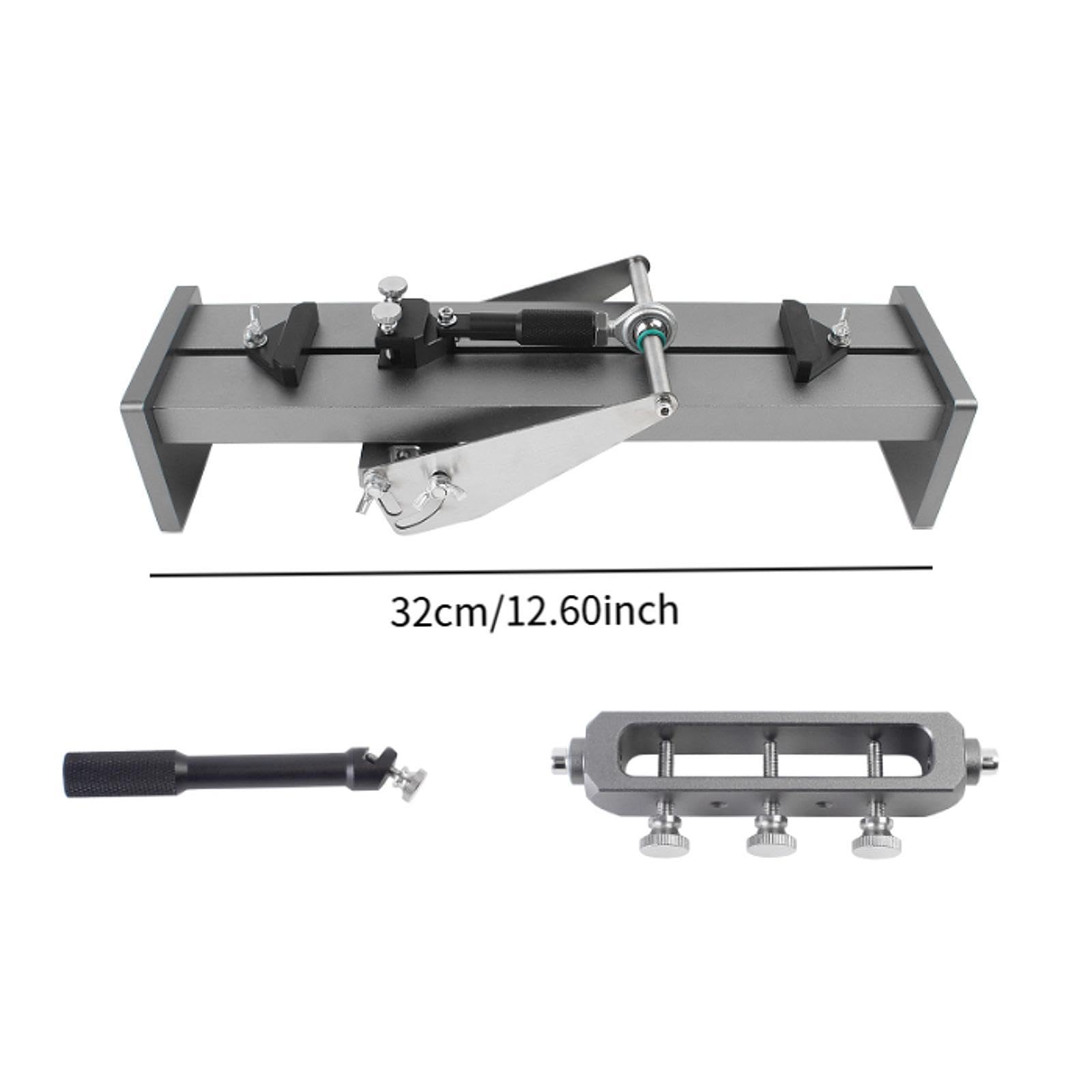 Qianly Telaio per Affilare I Coltelli Supporto per Smerigliatrice Fissa Supporto per Pietra per Affilare Dispositivo per La Macinazione Del Legno per Pialla, Medio