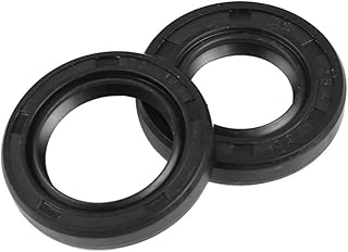 Seal Washer 2Pcs NBR Framework Oil Seal, Inner Diameter ID 32mm Rubber Oil Seal, Nitrile Butadiene Rubber Gasket Sealing Rings Gasket Lip (Color : 2pcs, Size : 32X52X6)