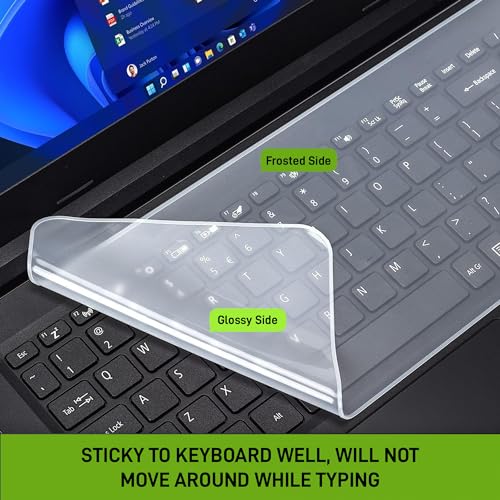 Gizga Essentials Universal Silicone Keyboard Protector Skin for 15.6 Inch Laptop |Keyboard Dust Cover | 15.6" Keyguard (36.5 x 13.5 cm) - Image 4