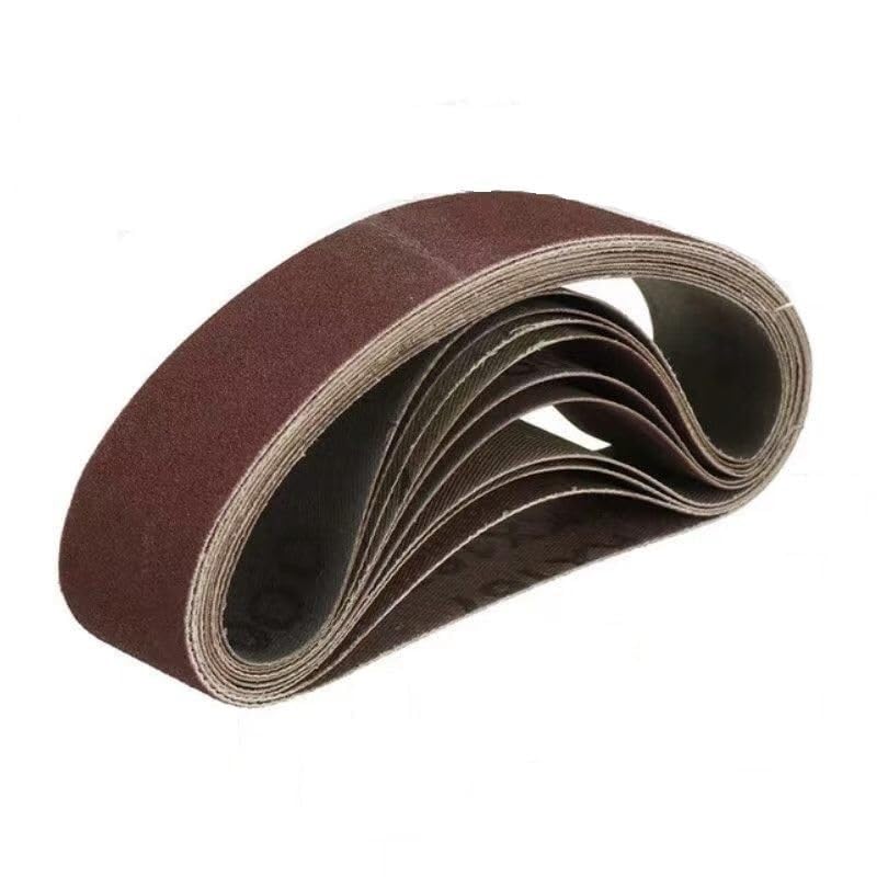 Bandes abrasives, Lot de 10 bandes abrasives 330 x 30 mm for ponceuse à bande, grain 1000, for bois, métal, polissage, papier de verre(800#)