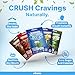 PurePix Crush Flavored Toothpicks, Peppermint Infused Flavor Lasting for 35+ mins, Vegan, Nicotine-Free Support to Quit-Smoking, Gluten-Free, Clean Ingredients (40 Pix in Every Resealable Pouch)