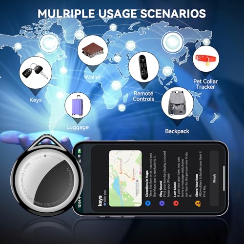Fidesert Bluetooth Tracker 4-Pack (Apple Find My) — view 3