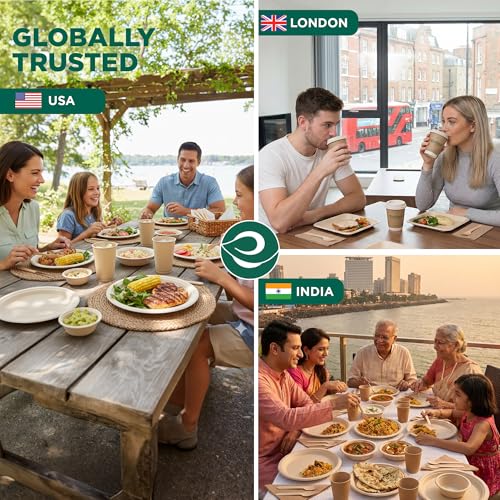 57% Off ECO SOUL Compostable Paper Plates - 100 Pack - Image 6