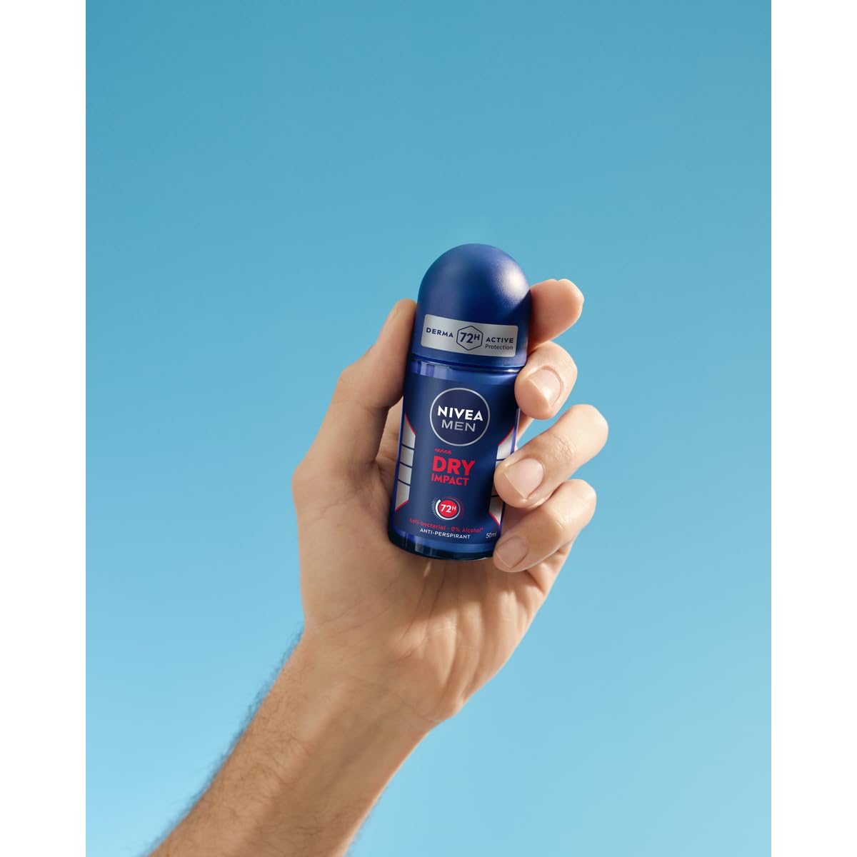NIVEA MEN Dry Impact antyperspirant w kulce 72H, 2x50ml