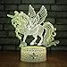 Easuntec Unicorn Night Lights for Kids with Remote & Smart Touch - 7 Colors + 16 Colors Changing, Dimmable Unicorn Toys for 1-8 Year Old Girls