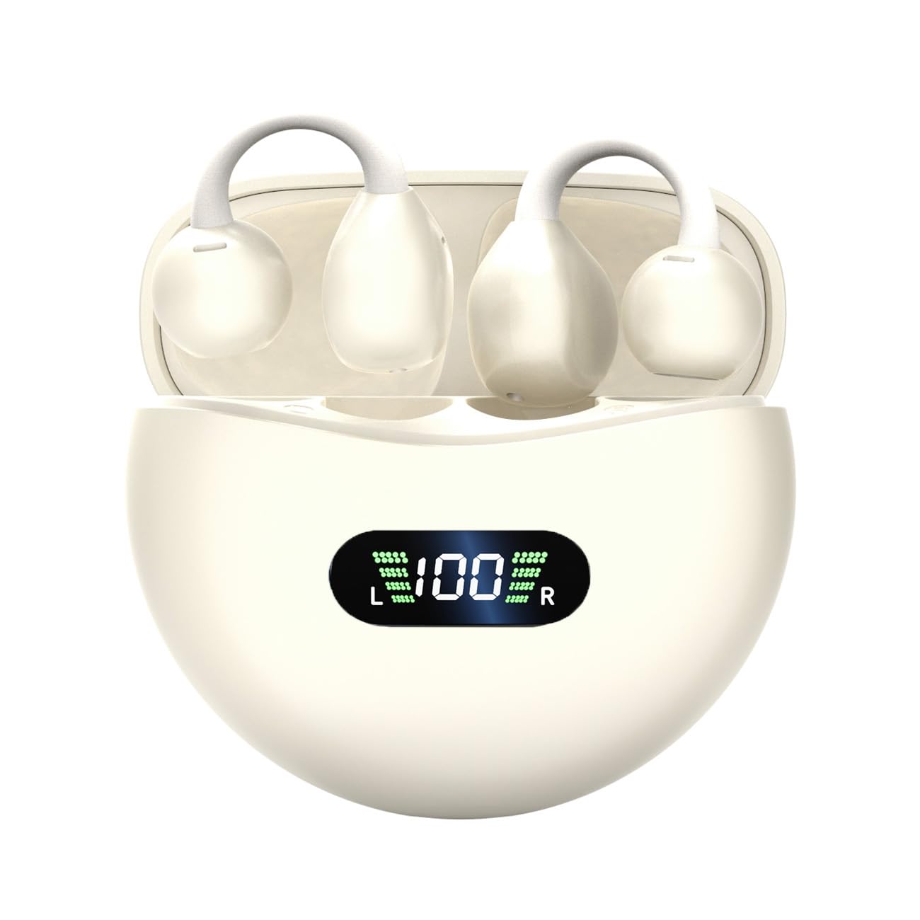 ながら聴きイヤホン」ワイヤレスイヤホン イヤーカフ型 黒 楽天市場