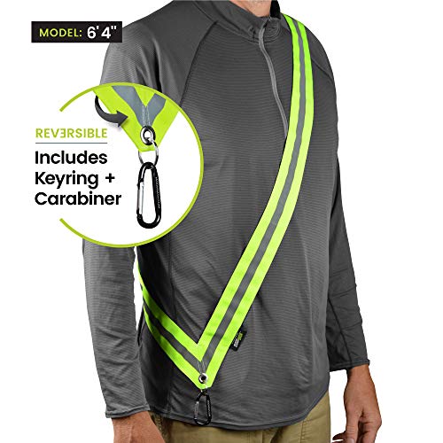 MOONSASH XL – Patented Reflective Night Safety Gear for Big/Tall or Over a
