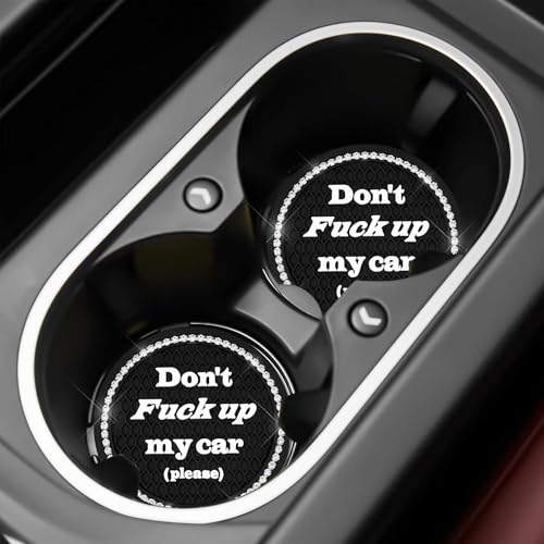 4 posavasos brillantes para portavasos de auto miniatura 6