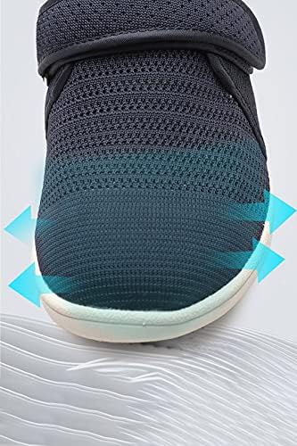 Miniatura 4 de Yibobay Diabetic Shoes for Women Width X-Wide Shoe for Elderly Women Wide Shoes for Women Walking Shoes Adjustable Closure Breathable Lightweight