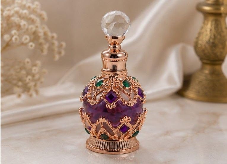 OUD ALFAROOQ Purple Oud Concentrated Attar Perfume Oil (15 ML) | OUD ALFAROOQ Purple Oud Concentrated Attar Perfume Oil (15 ML) - Long Lasting Alcohol-Free Arabian Fragrance Oil in Fancy-image-19