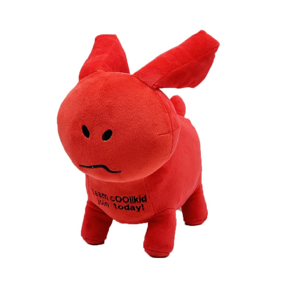 RDCIRP Forsaken Chance Gubby Plush Toy, Cute Stuffed Animal Pillow Doll for Gamers Kids Birthdays Gifts(red)