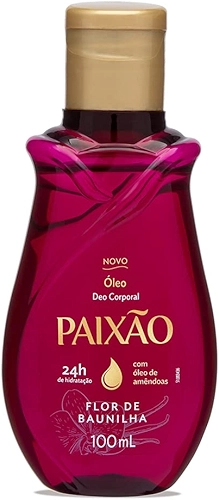 Paixão Óleo Corporal Paixão Flor de Baunilha com ação desodorante 100ml