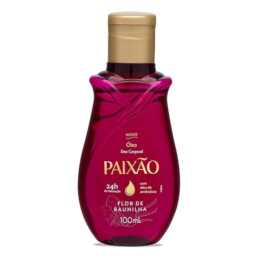 Paixão Óleo Corporal Paixão Flor de Baunilha com ação desodorante 100ml