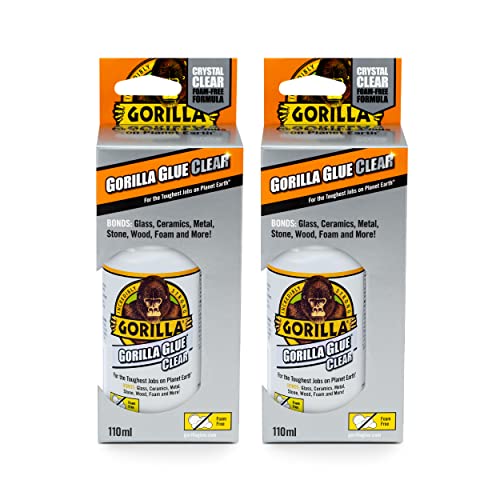 Price comparison product image GORILLA 1244403 Glue Clear 110ml (2 Pack)