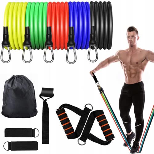 4YourHealth Resistance Bands Fitnessbänder Set, Widerstandsbänder Theraband Perfekte für Booty, Taille und Kraftraining, Gymnastikband für Zuhause, Yoga & Pilates, Sportbänder, Fitnessband, Gummiband Cover