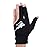 Roaming Quick-Dry Breathable Billiard Shooters Carom Pool Snooker Cue Sport Glove Fits on Left Hand (Black, L/XL)