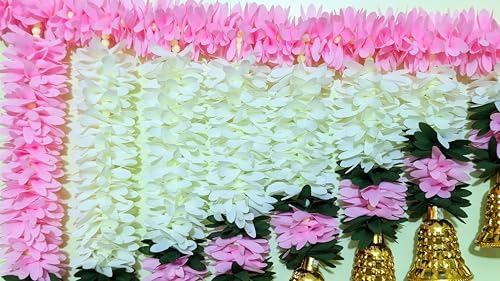 Image of Afarza Toran for Door Entrance Bandarwal Festival Relegious Handmade Home Decoration Hanging (BAYPINK)