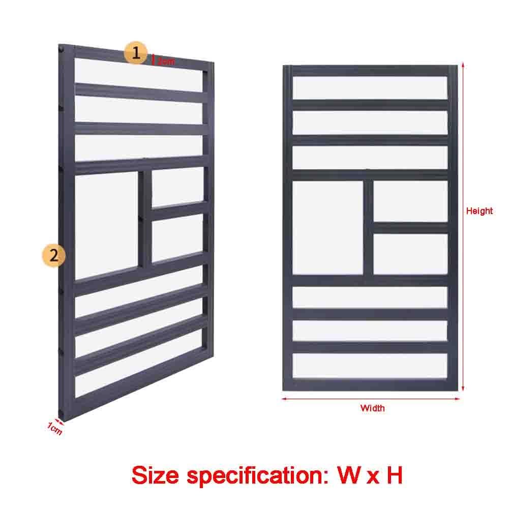 Barras de seguridad para niños, parrilla de seguridad para el hogar resistente para evitar caídas accidentales, ideal para ventanas a prueba de niños