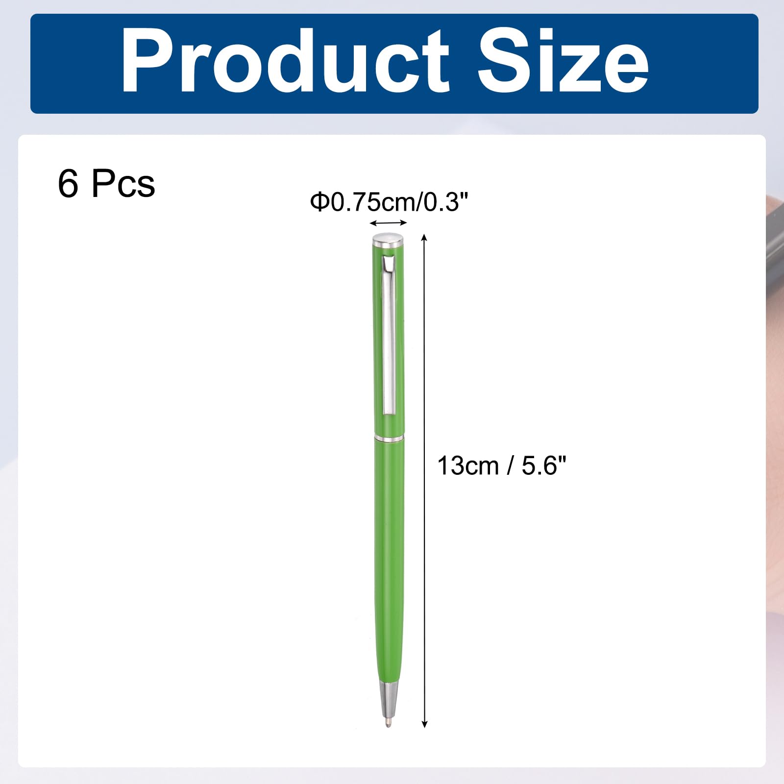 PATIKIL Slim Metallic Ballpoint Pen - Image 2