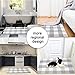 KIMODE Fall Door Mat Buffalo Plaid Outdoor Rug 24