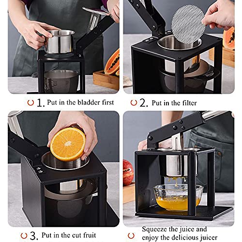 Nomal Professional Citrus Juicer Manual Citrus Press And Orange Squeezer Premium Aluminum And Stainless Steel Heavy Duty Metal Orange Grapefruit Lemon Juicer Squeezer Press Juicing thumb #1