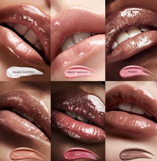 Fenty Beauty Original di Rihanna | Gloss Bomb Universal Lip Luminizer – Lucidalabbra | 9 ml | by BELLA (12 Fuchsia Flex, 9 ml (1 confezione)