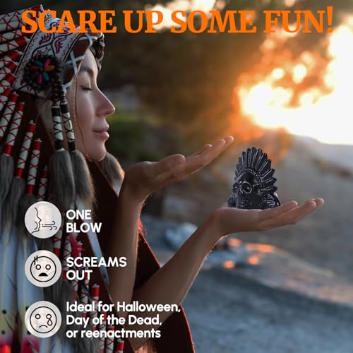 Image of The Original Aztec Death Whistle ||| Up to 125+ dB ||| Most Realistic Blood Curling Scream ||| Raises Hair on Back of Neck Loud War Whistle Human Screaming Sounds