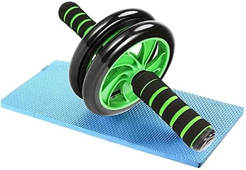 5-IN-1 Ab Roller Wheel Set With, 2 Push-up Bars, Skipping Rope, Hand Grip And Knee Pad, Fitness Workout At Home Gym, Multi-functional Sports Equipment (Green) - Image 3