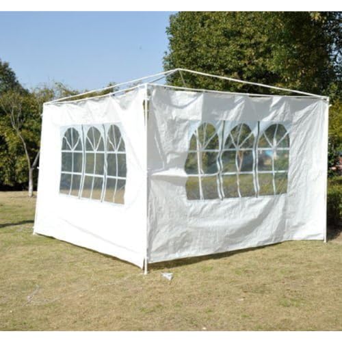 Outsunny 3 Meters Gazebo Side Panels Canopy Marquee Replacement Exchangeable Side Panel Walls...