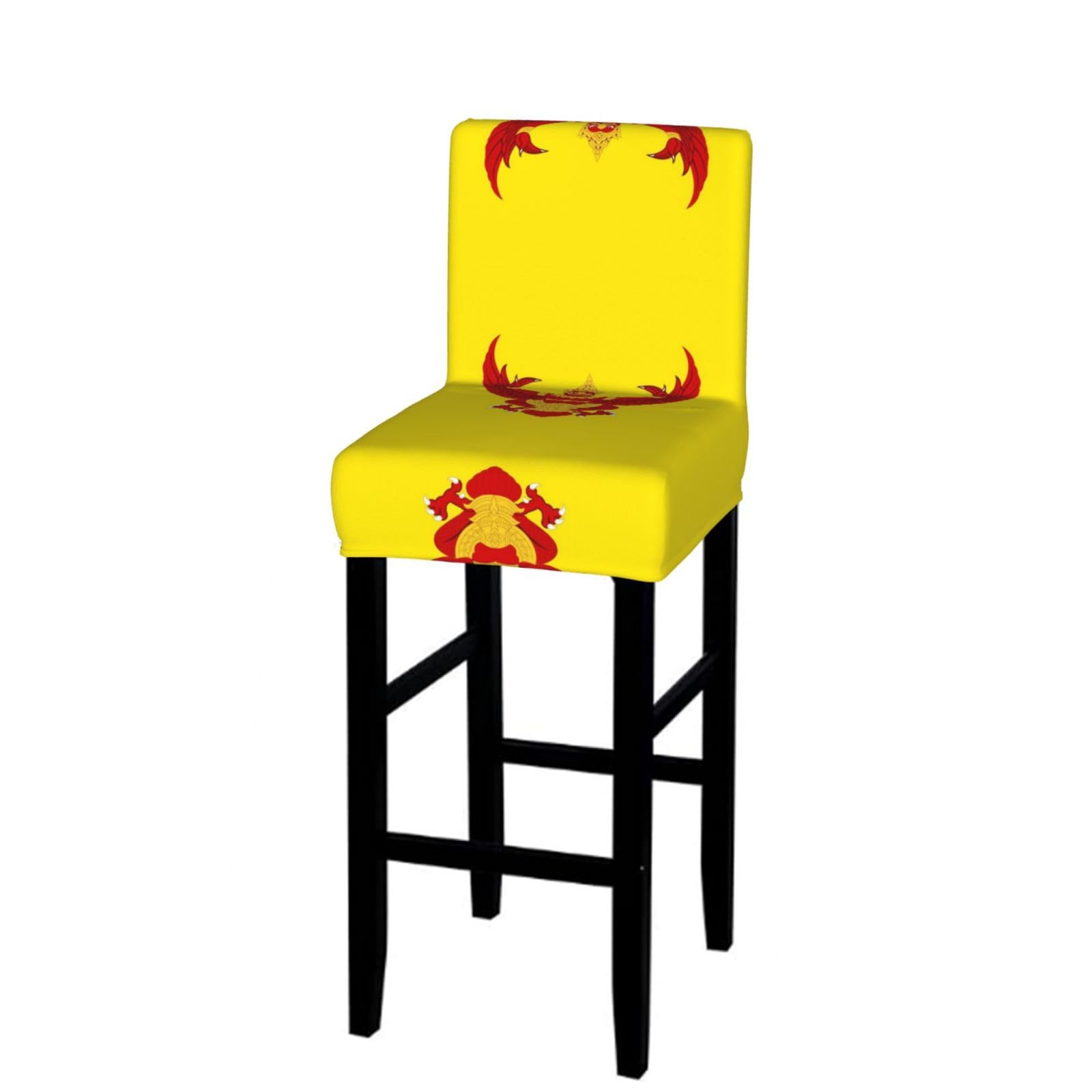 CNTDBU Royal Standard of Thailand Flag Bar Stool Cover-Stretchy Chair Slipcover for Kitchen