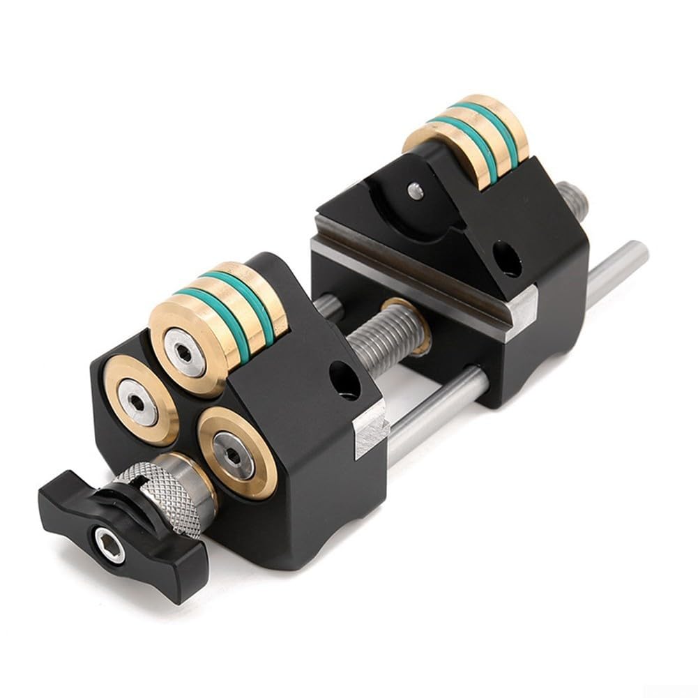 Hongdui HD-34 Winkelschärfer-Set für Holzbearbeitung für Meißel und Hobel, 5–70 mm interner Schneidkopf, 3-teilig, schwarz