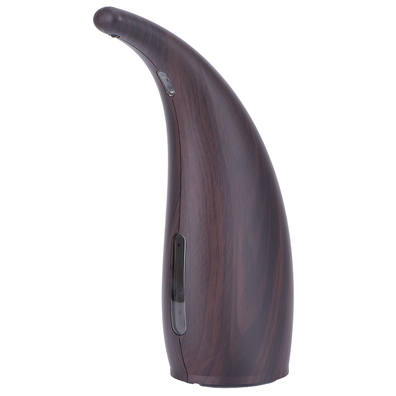Dispenser automatico di sapone touchless, dispenser con sensore a infrarossi con venature del legno da 300 ml per bagno, ristorante