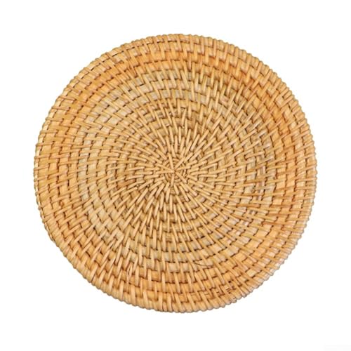 Aprilsunnyzone Natürliche Rattan-Untersetzer, stilvolle Isolier-Pads,...