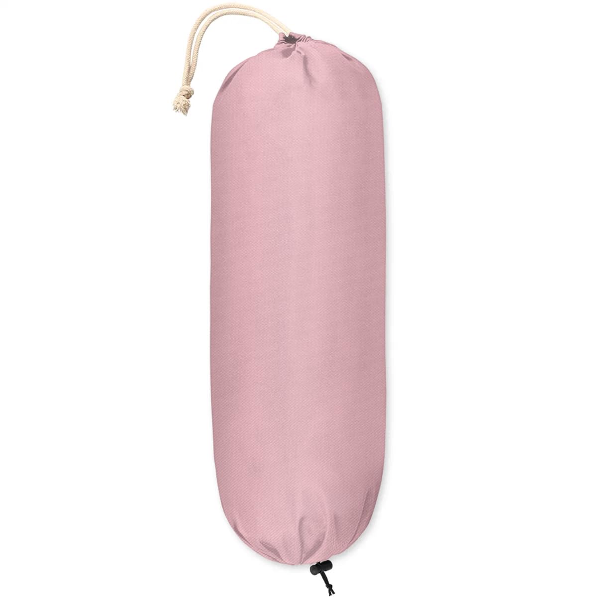 Sabokido Pink Plastic Bag Holder Pink Grocery Bag Storage Dispenser Washable Hanging Shopping Bags Carrier Reusable Wall Mount Trash Bag Organizer for