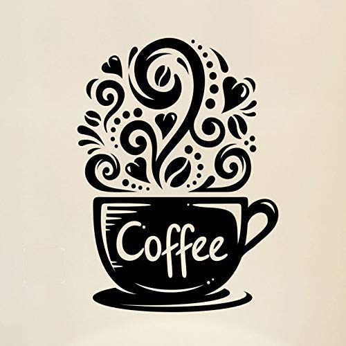 LYOMAN® Coffee Cup Sign Sticker for Hotels Restaurants Coffee Shop
