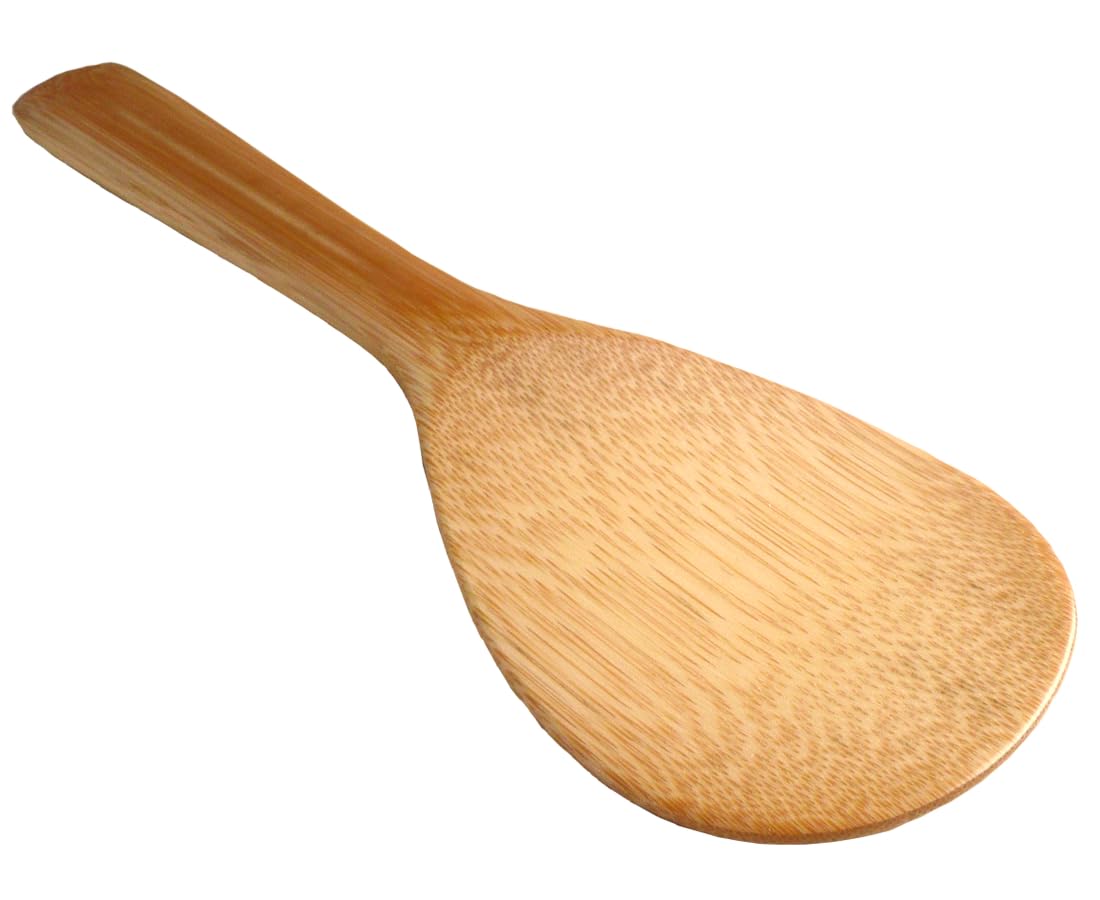 Takesai Honpo Round Bamboo Rice Spoon