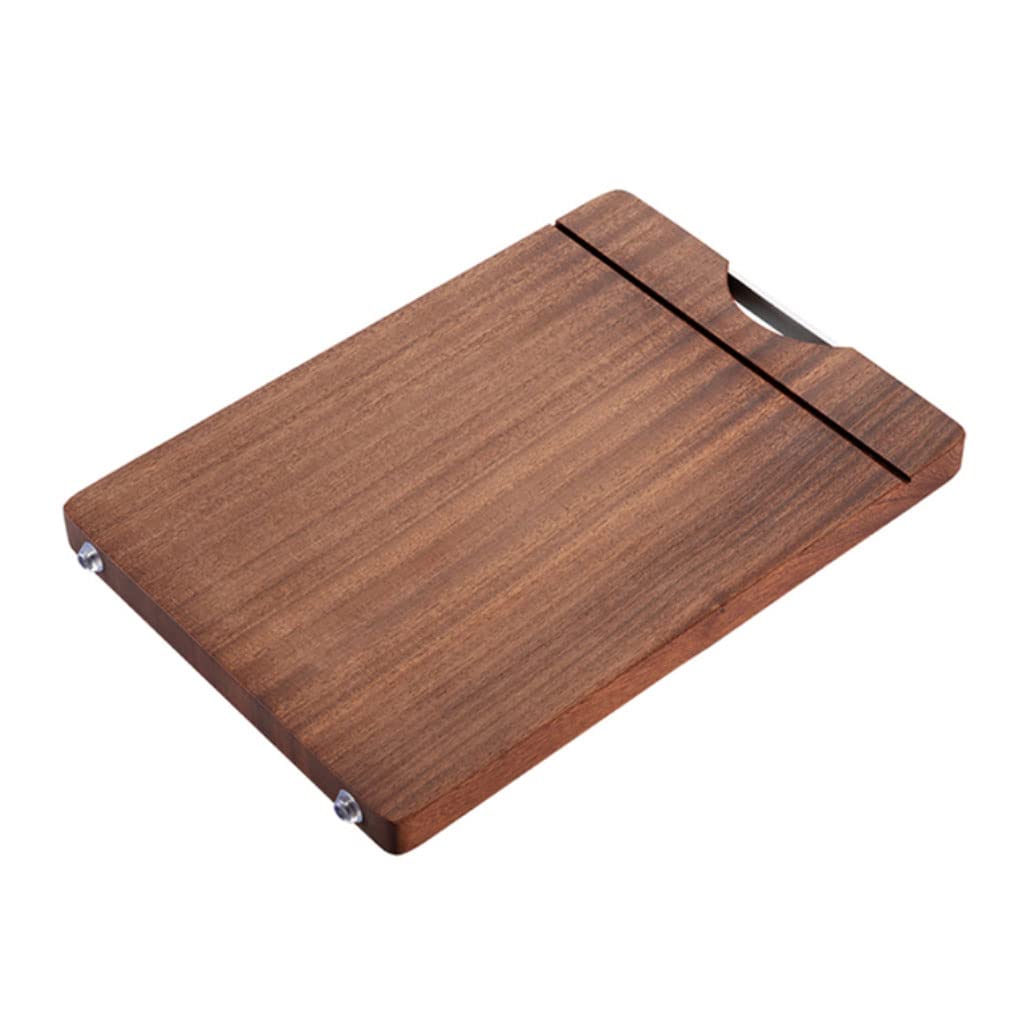 Planche À Découper en Ébène pour La Maison, Planche À Découper Épaisse en Bois Massif Naturel, Vaisselle De Restaurant, Petite Et Grande Taille