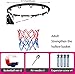 Basketball Hoop Rim with 2 Basketball Nets, Diameter of 45cm Bold Hollow Basketball Stand, Suitable for Indoor and Outdoor Sports and Fitness